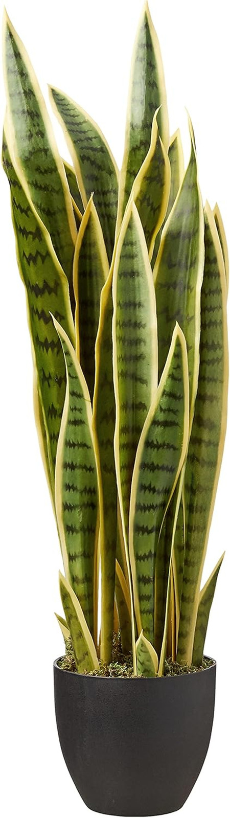33″ Sansevieria Artificial Silk Plant – Lifelike Green Decor for Home & Office