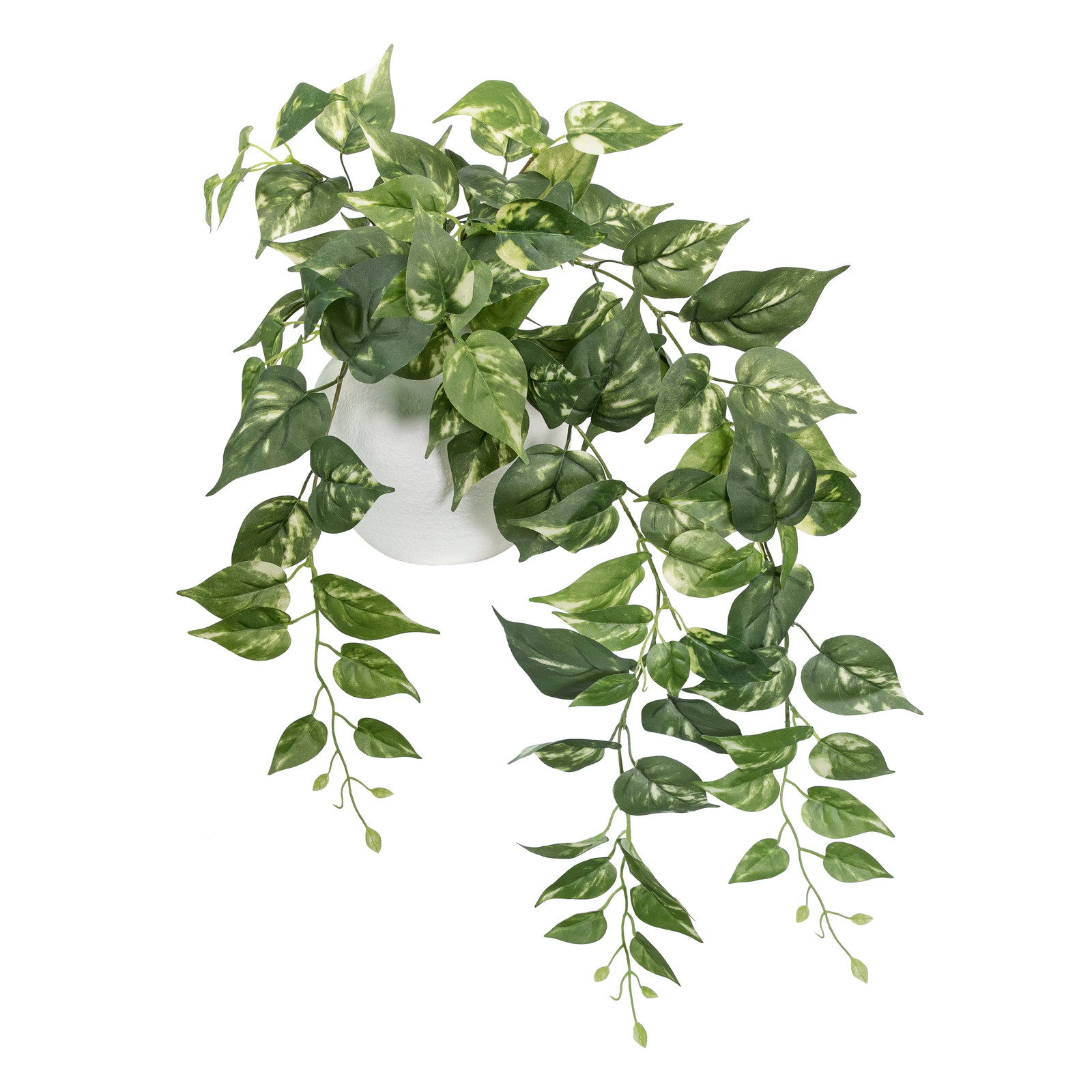 32″ Artificial Silk Green Pothos Hanging Bouquet