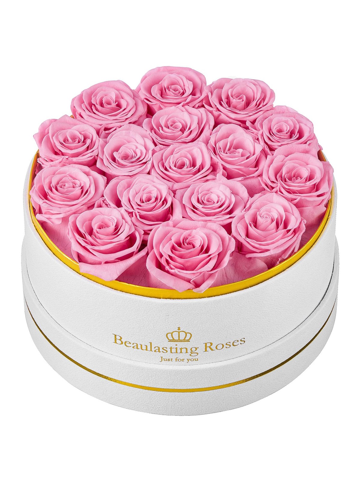 16 Preserved Roses Forever Flowers Real Roses in a Box Mother’s Day Birthday …