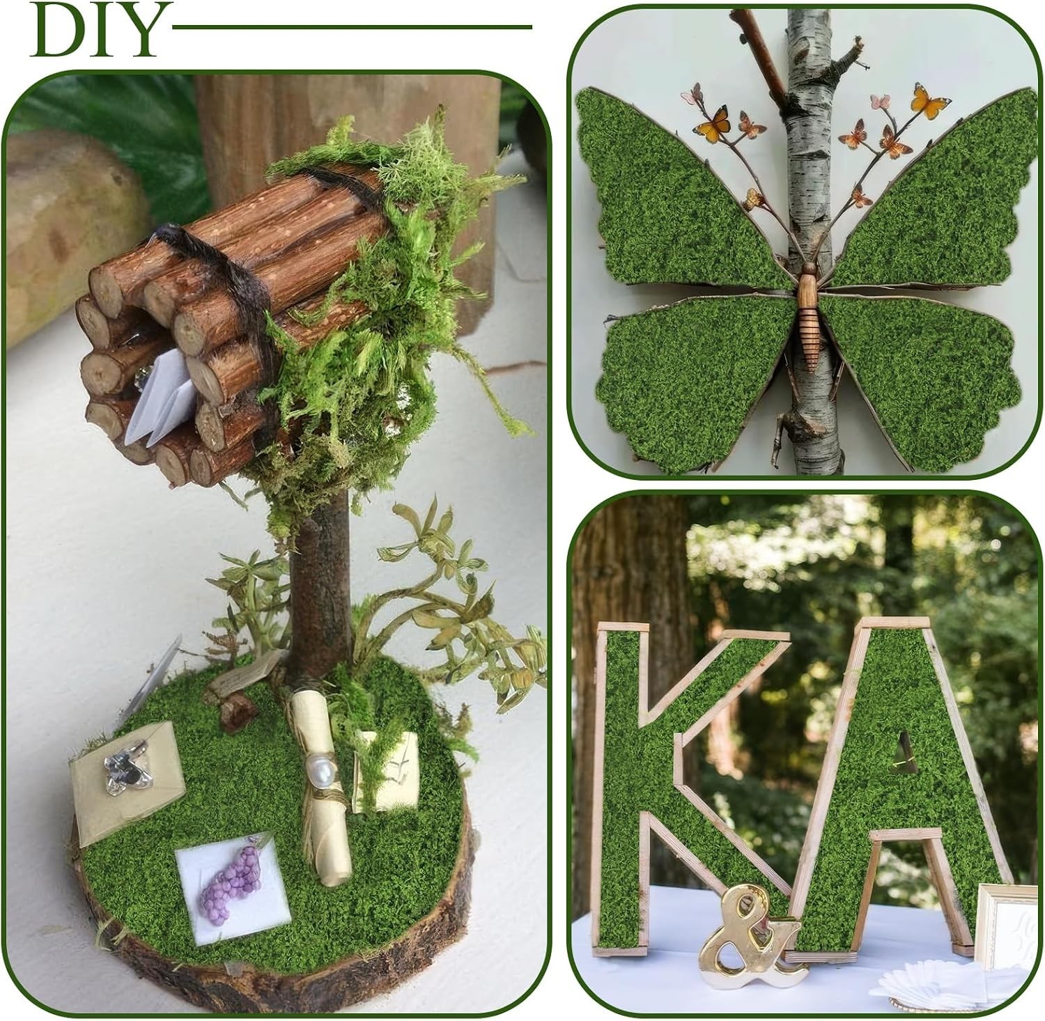 Durable 12×71” Artificial Moss Carpet for Elegant Centerpieces & Crafting