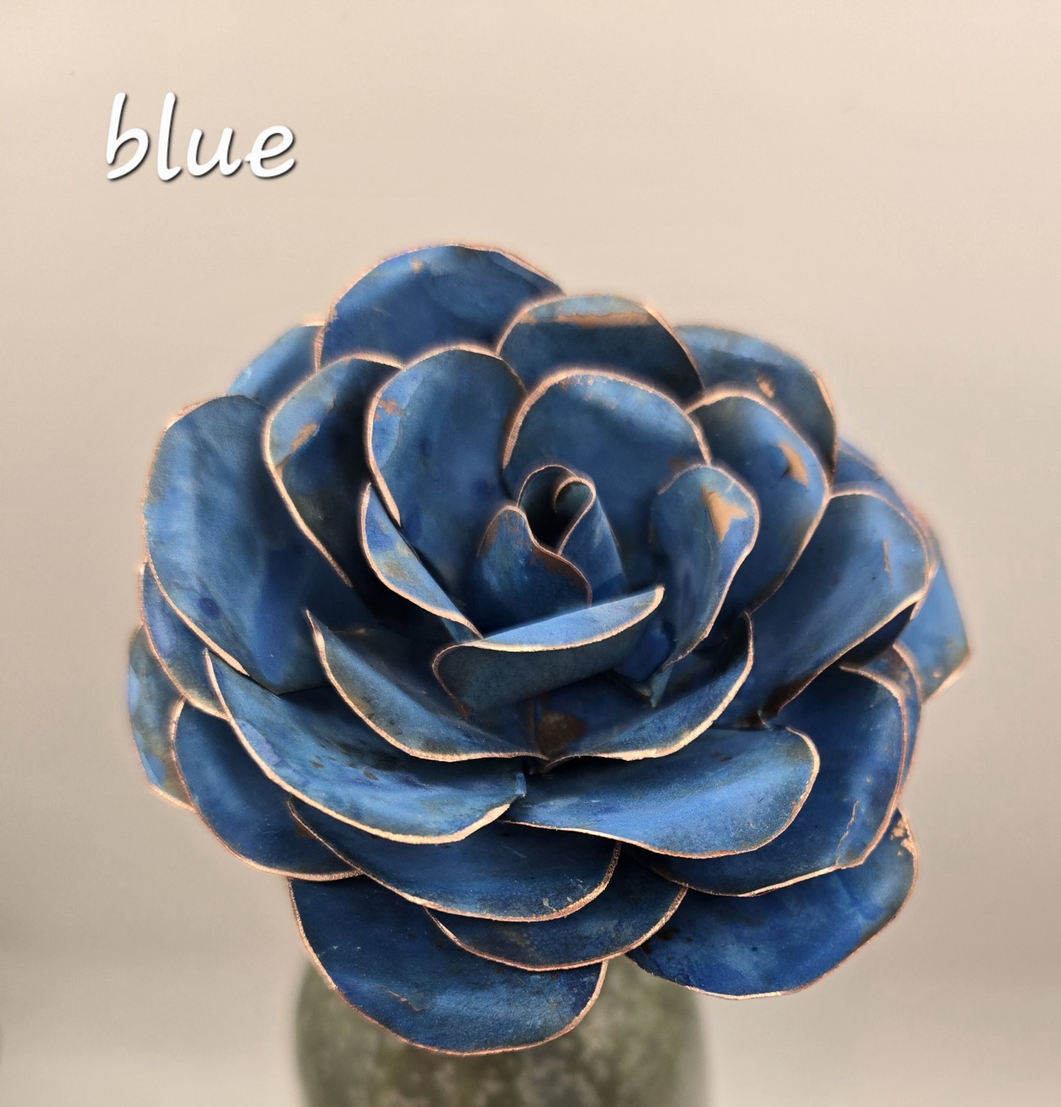 Copper Rose Handmade for Anniversary, Birthday, Housewarming Gift for Her