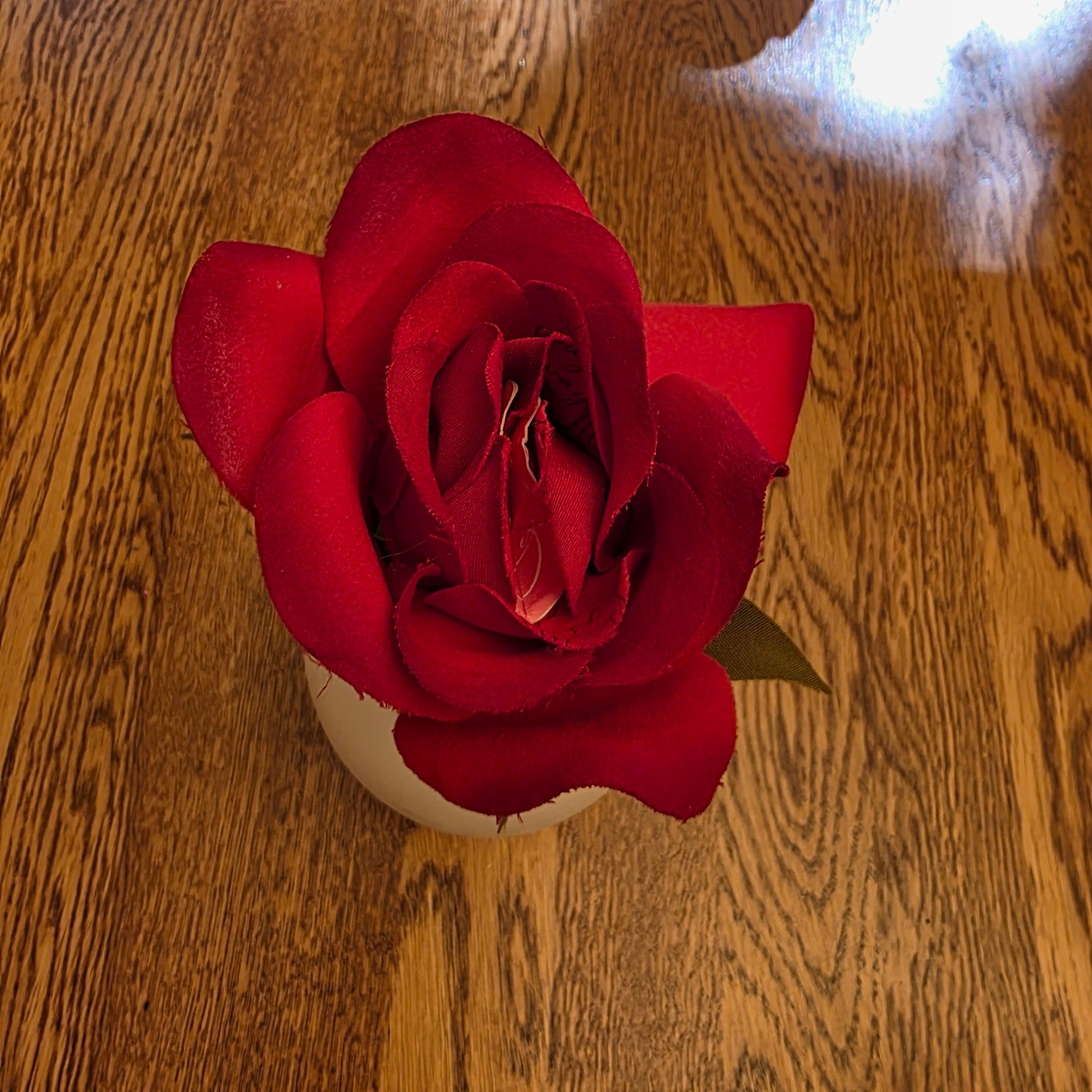 Retro Hallmark Blooming Expressions Red Rose I Love You Heart Gift 7in Romance
