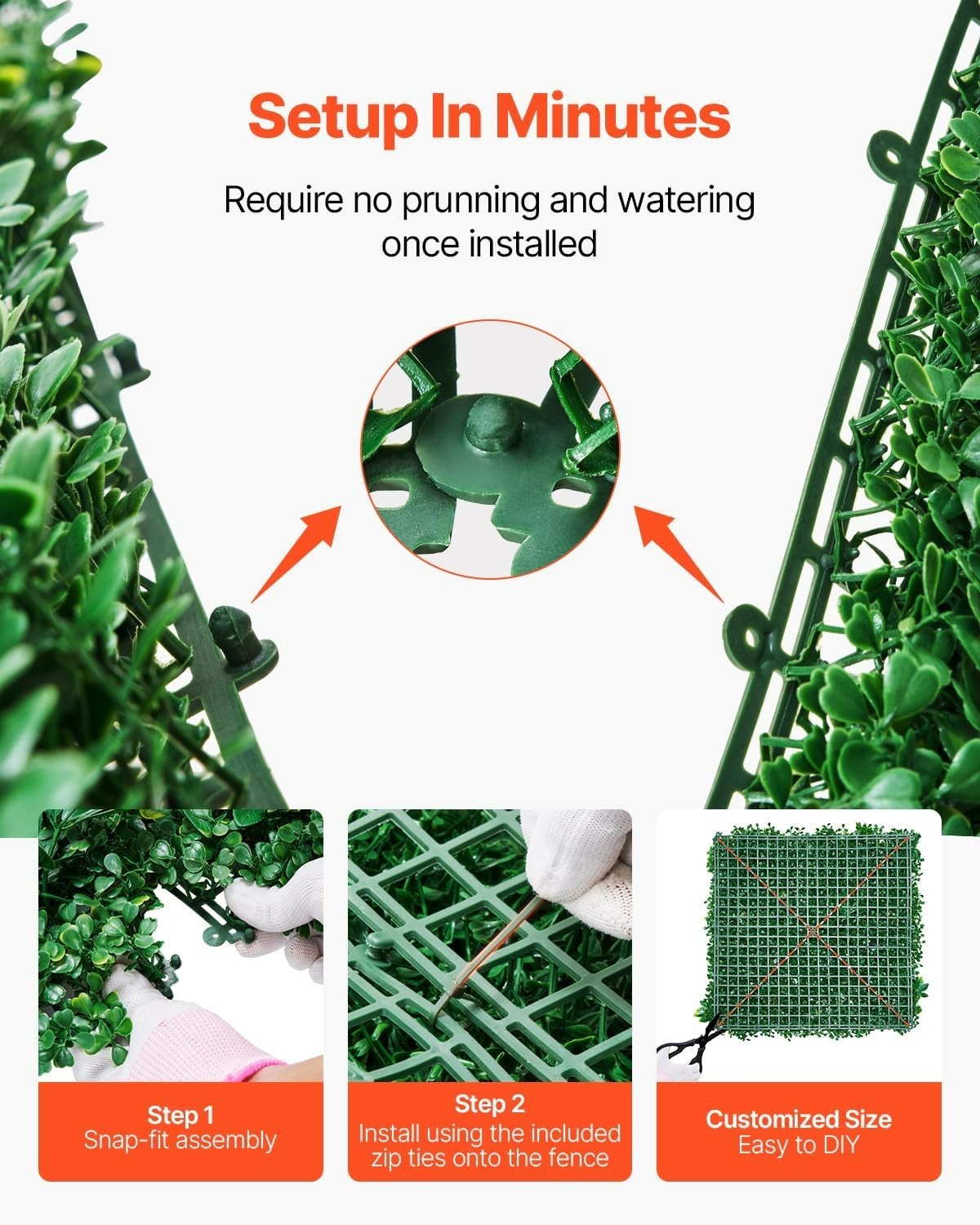 Easy-to-Install 3D Grass Wall Panels for Stunning Greenery Backdrops – 12 Panels