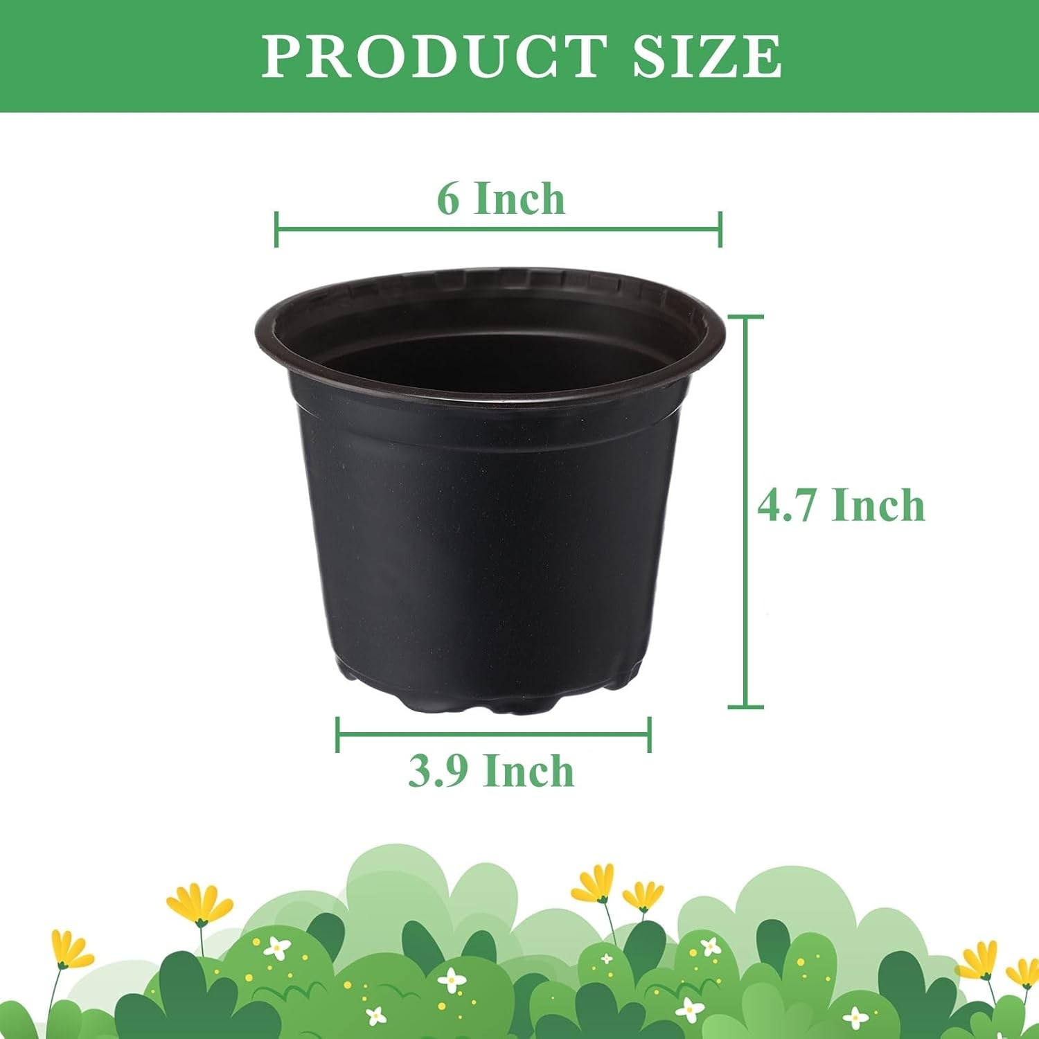 1500 Pcs Plastic Plants Nursery Pots – Seed Starting and Seedling Planters With