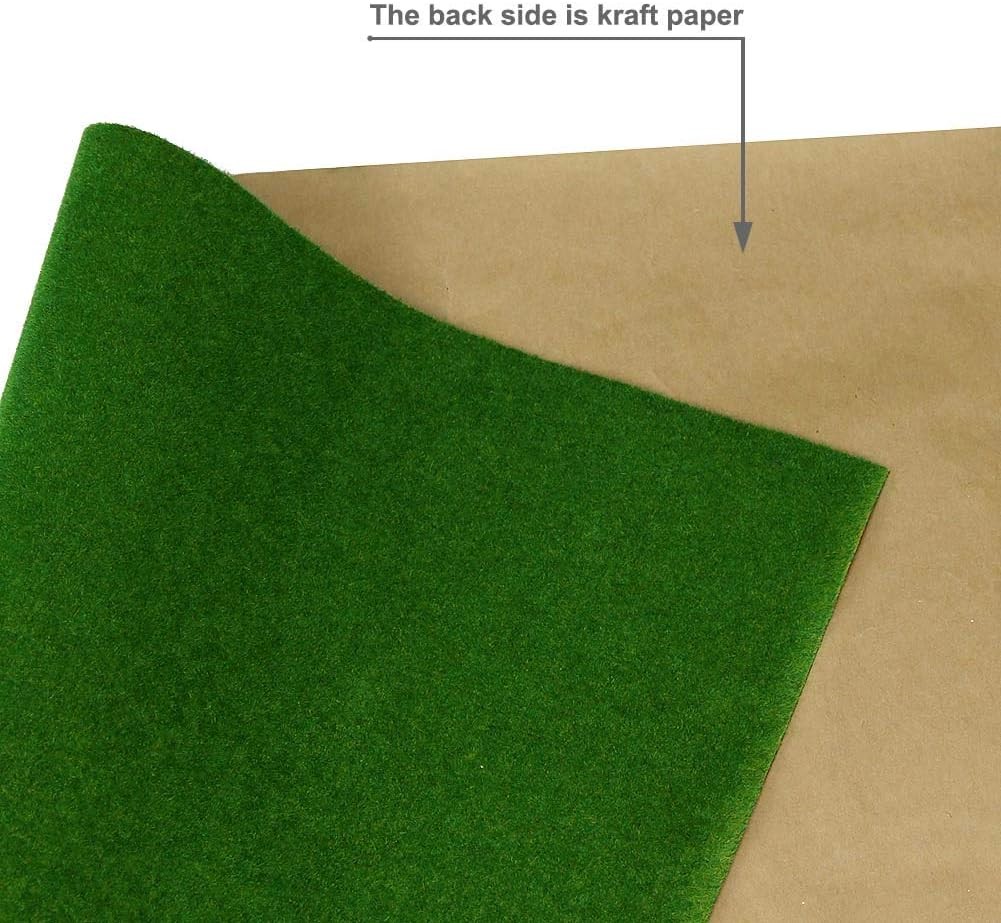 CP122 Artificial Model Grass Mat Dark Green 40x100cm Train