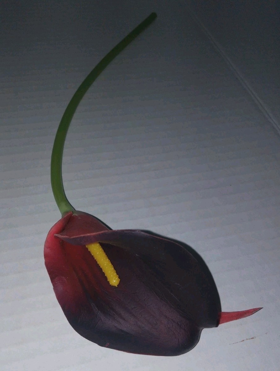 10~Stem Bundle Of Brick Red Real Touch 12″ CALLA LILLIE Artificial Flowers