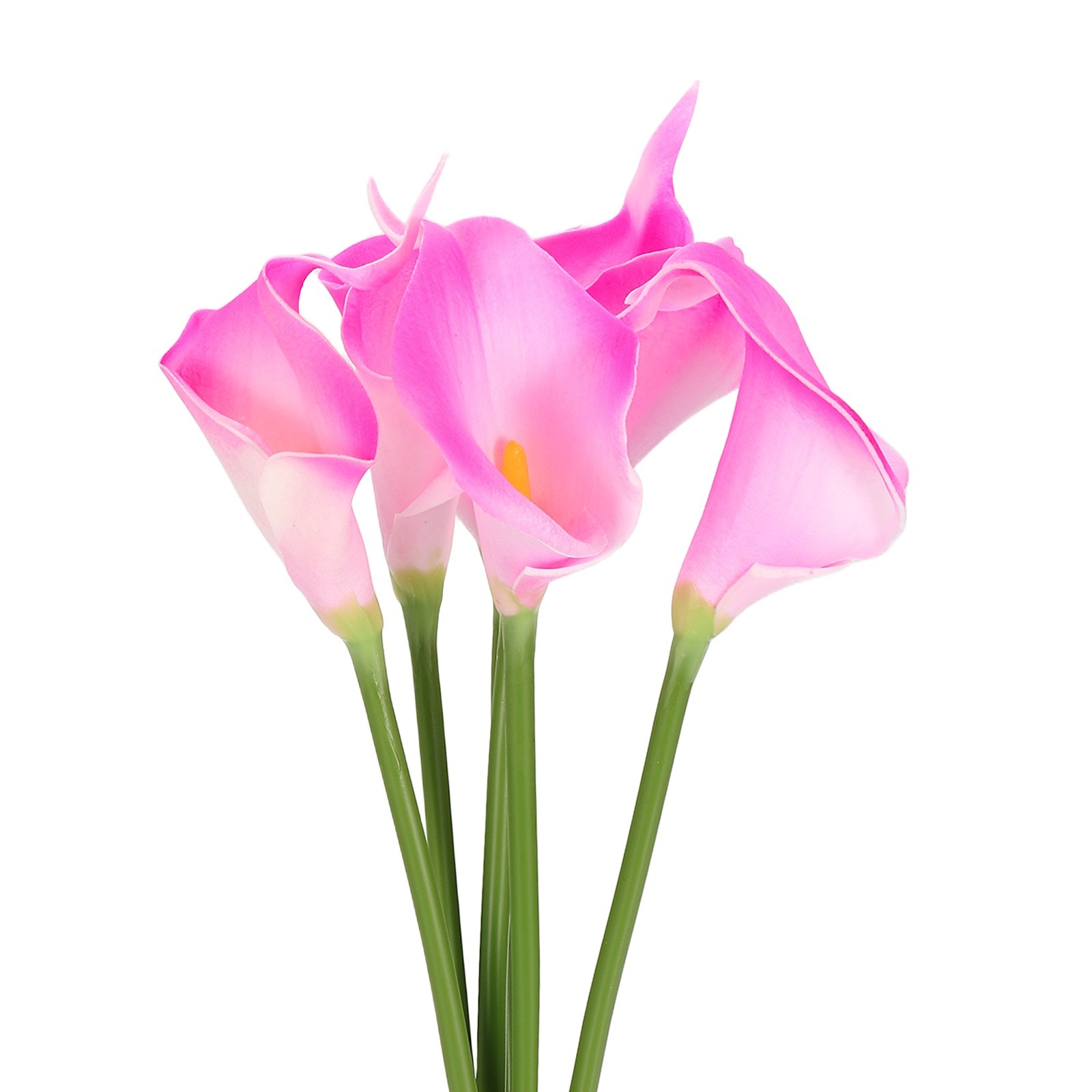 6Pcs 13 Inch Artificial Calla Lily Fake Flowers Real Touch Purple Pink/Yellow