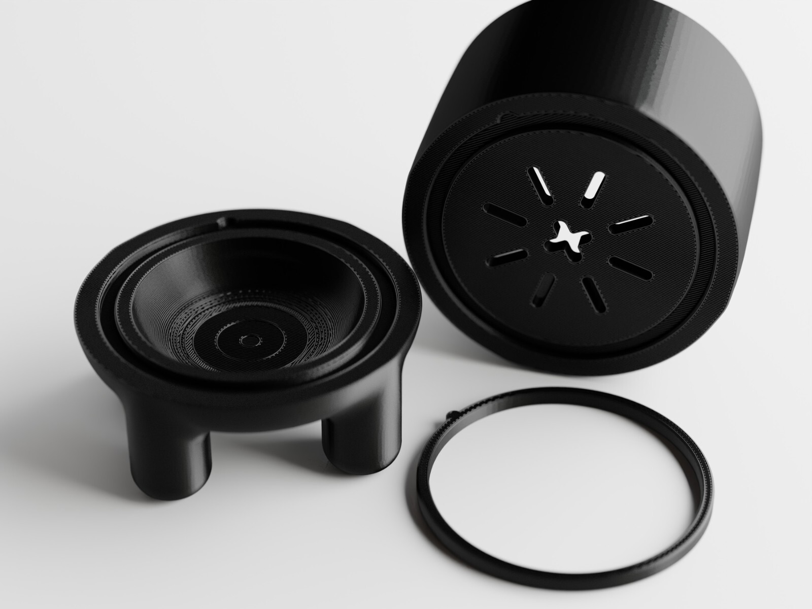 Smooth Planter Melo ———Black
