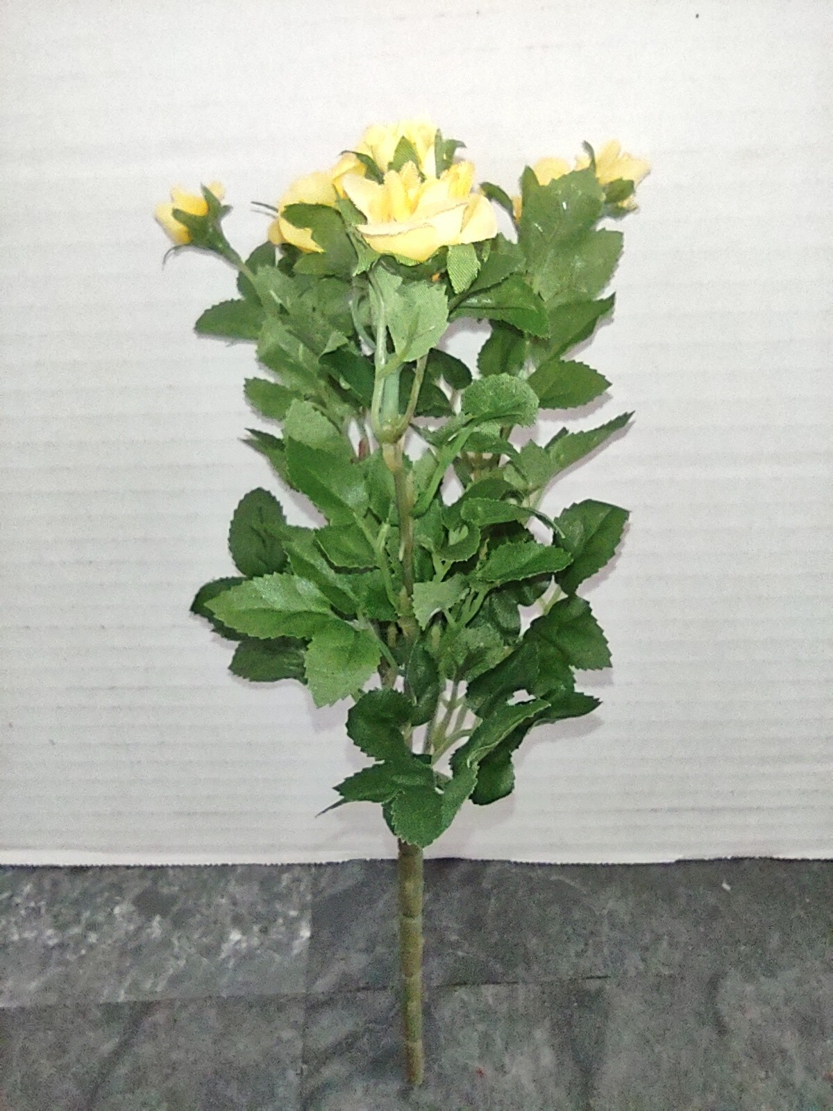 Mini rose bush arrangement silk flower arrangements