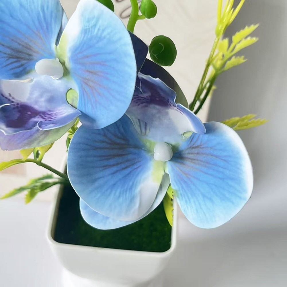 Artificial Orchid Plant with Lifelike Flowers for Living Room Bedroom Decor