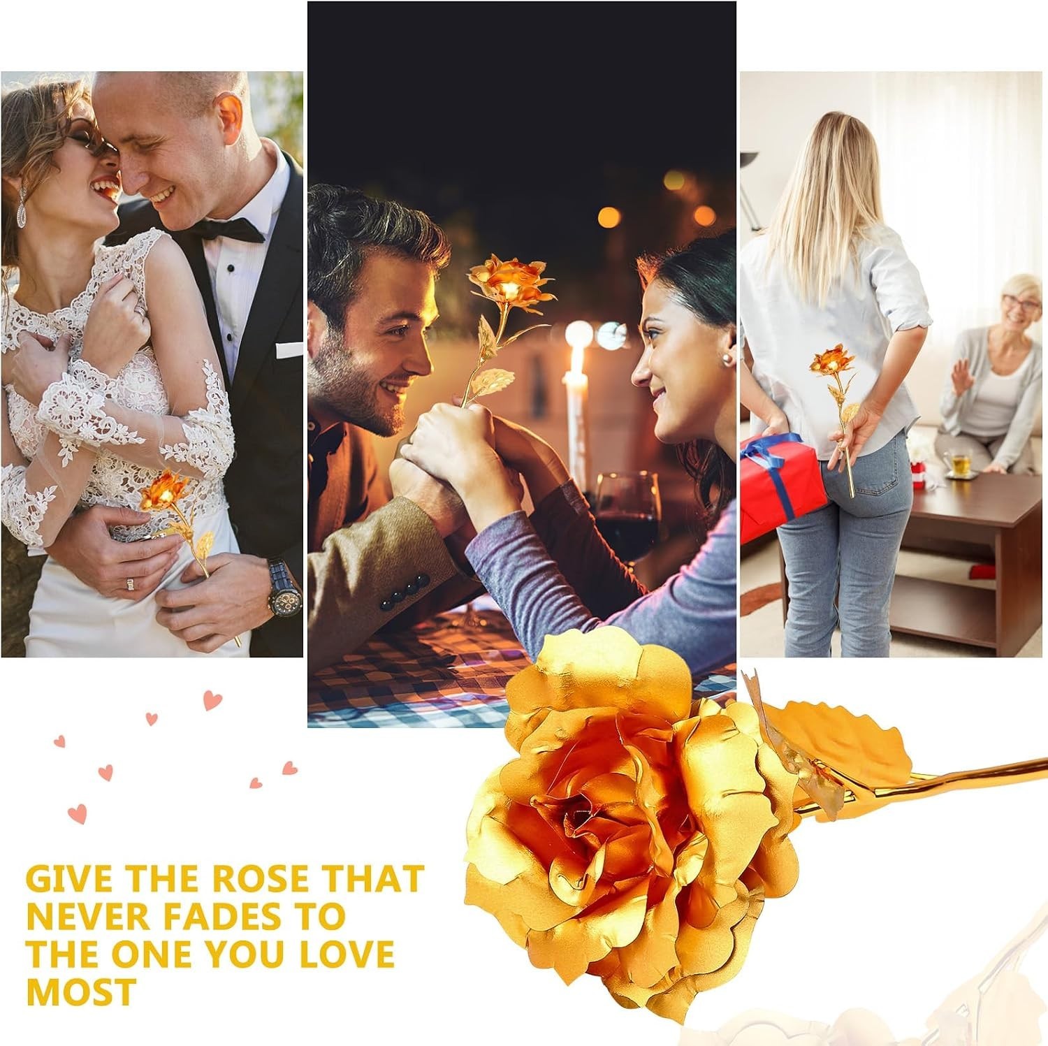 24K Golden Rose Idea for Valentine’s Day Mother’s Day Birthday Anniversary