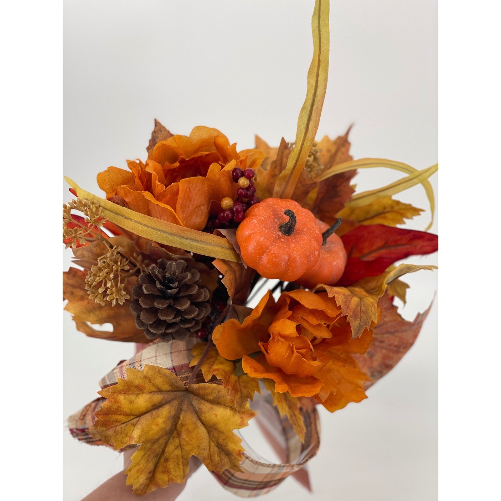 Lot of 25 Ashland Fall Floral Stems Pumpkins Lot Orange Yellow Autumn Decor New