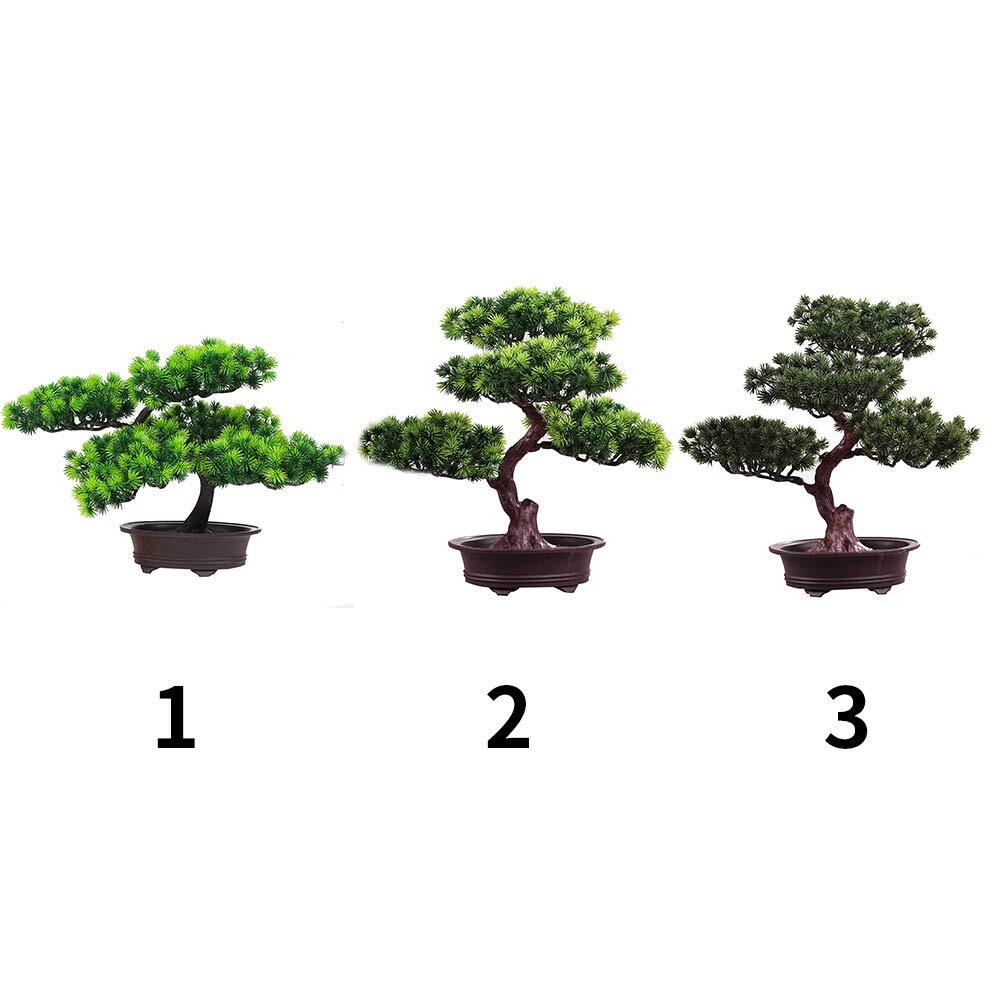 Artificial Bonsai Pine Tree Plastic Simulation Potted Plant DIY Decorative Bo…