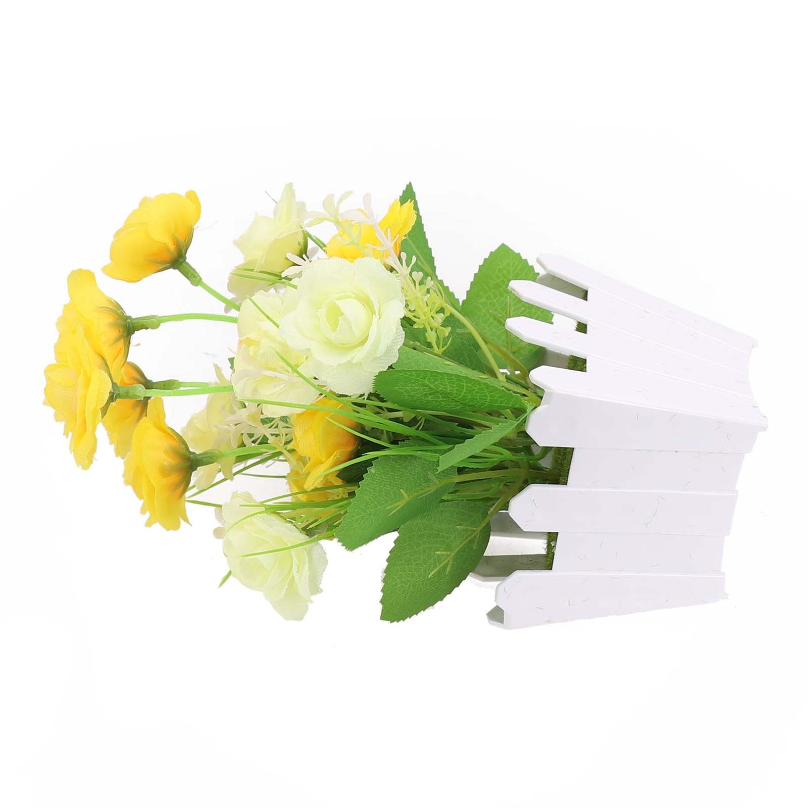 Realistic Looking Artificial Flowers in Pot for Indoor and Outdoor Use