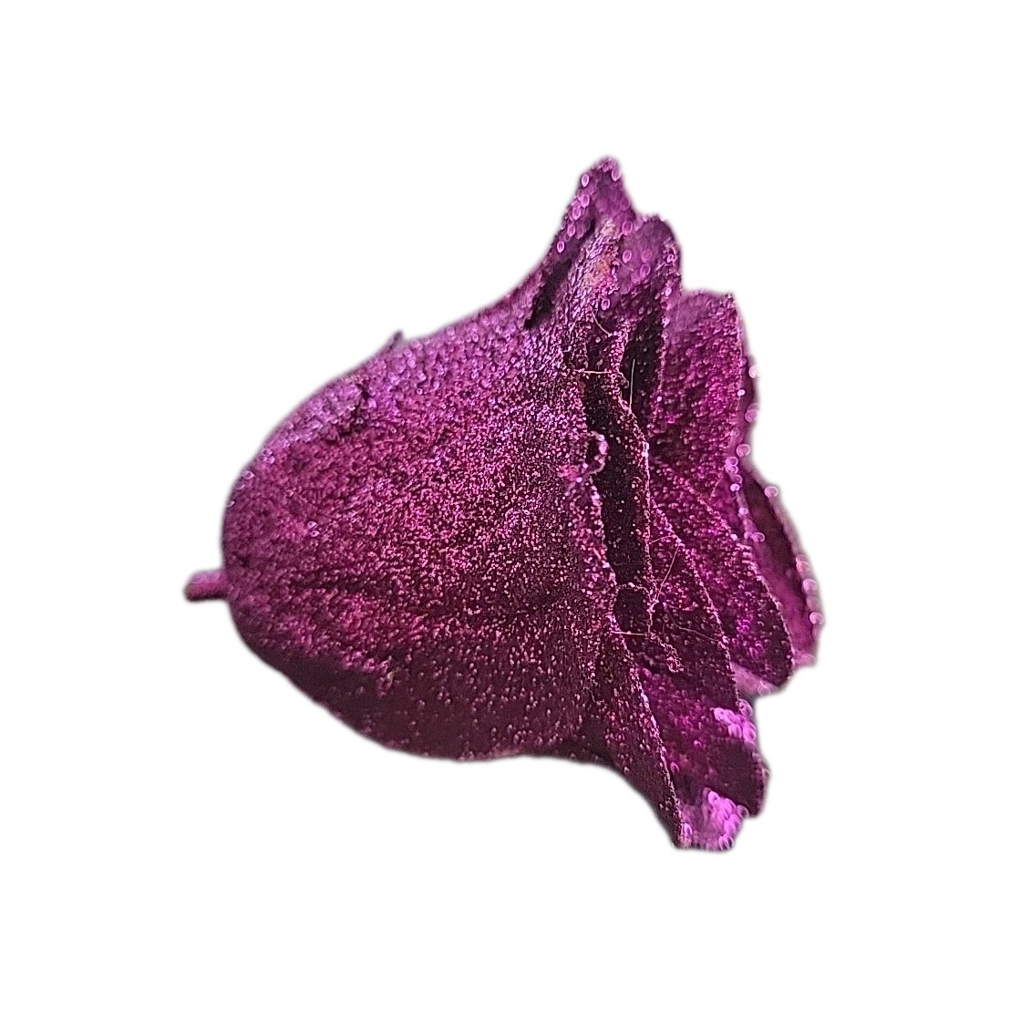 Three-layer Glitter Foam Rose Flower Bridal Home Wedding Party DIY Decor Purple