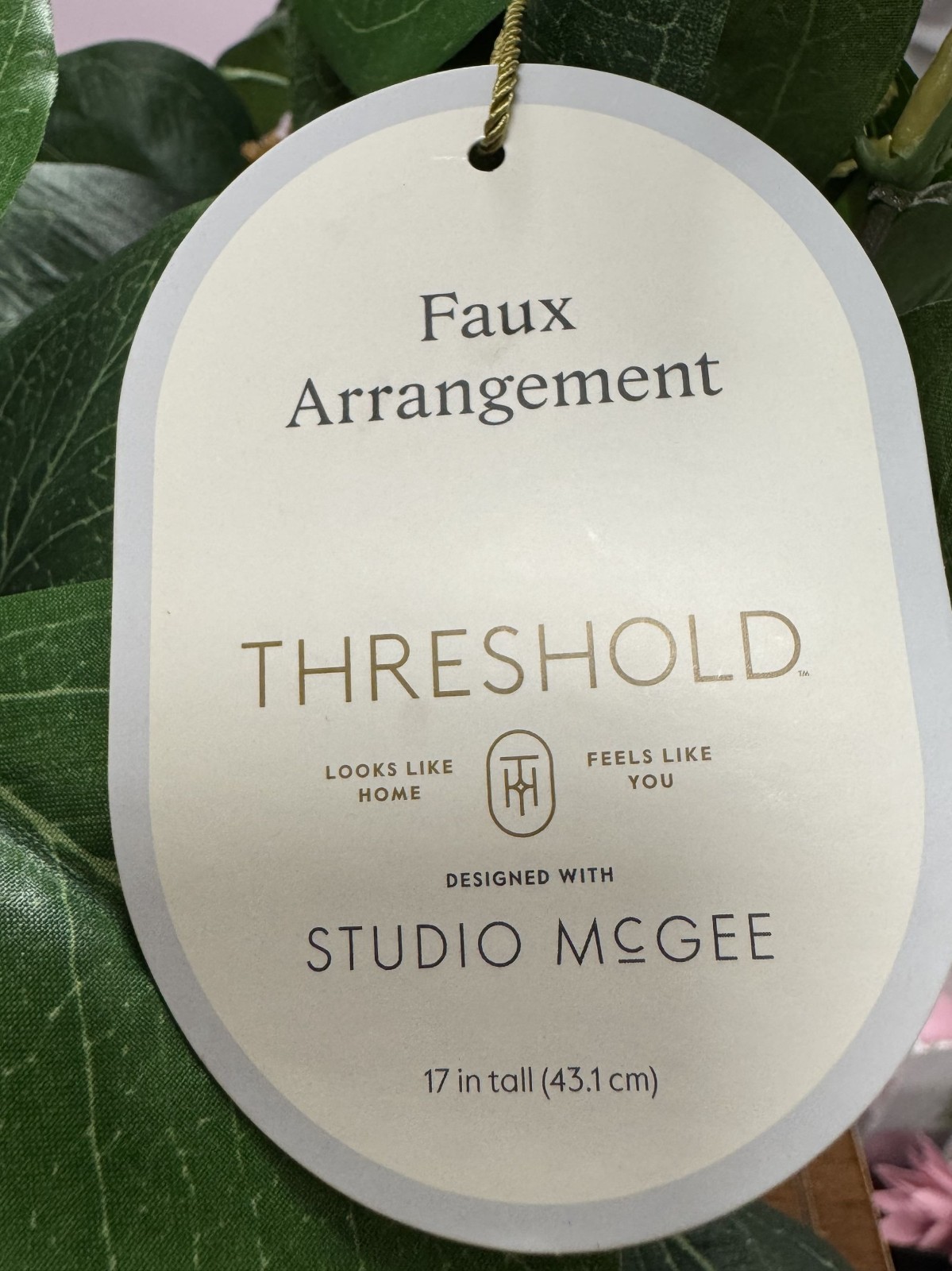THRESHOLD Faux Arrangement 17in tall