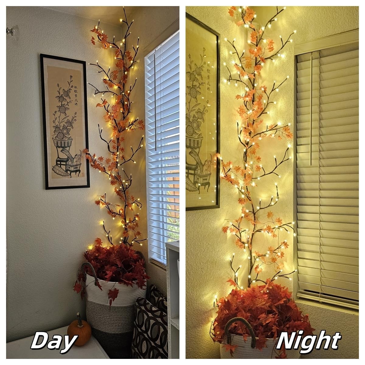 Willow Vine Wall Light 7.5FT LED Remote