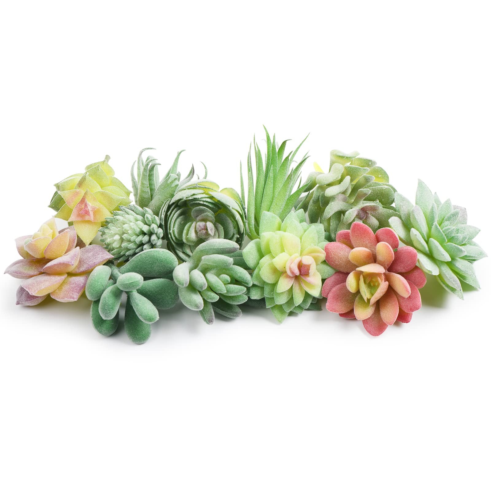 12 Pcs Artificial Succulents Mini Fake Plants Unpotted Faux Succulent for Cra…