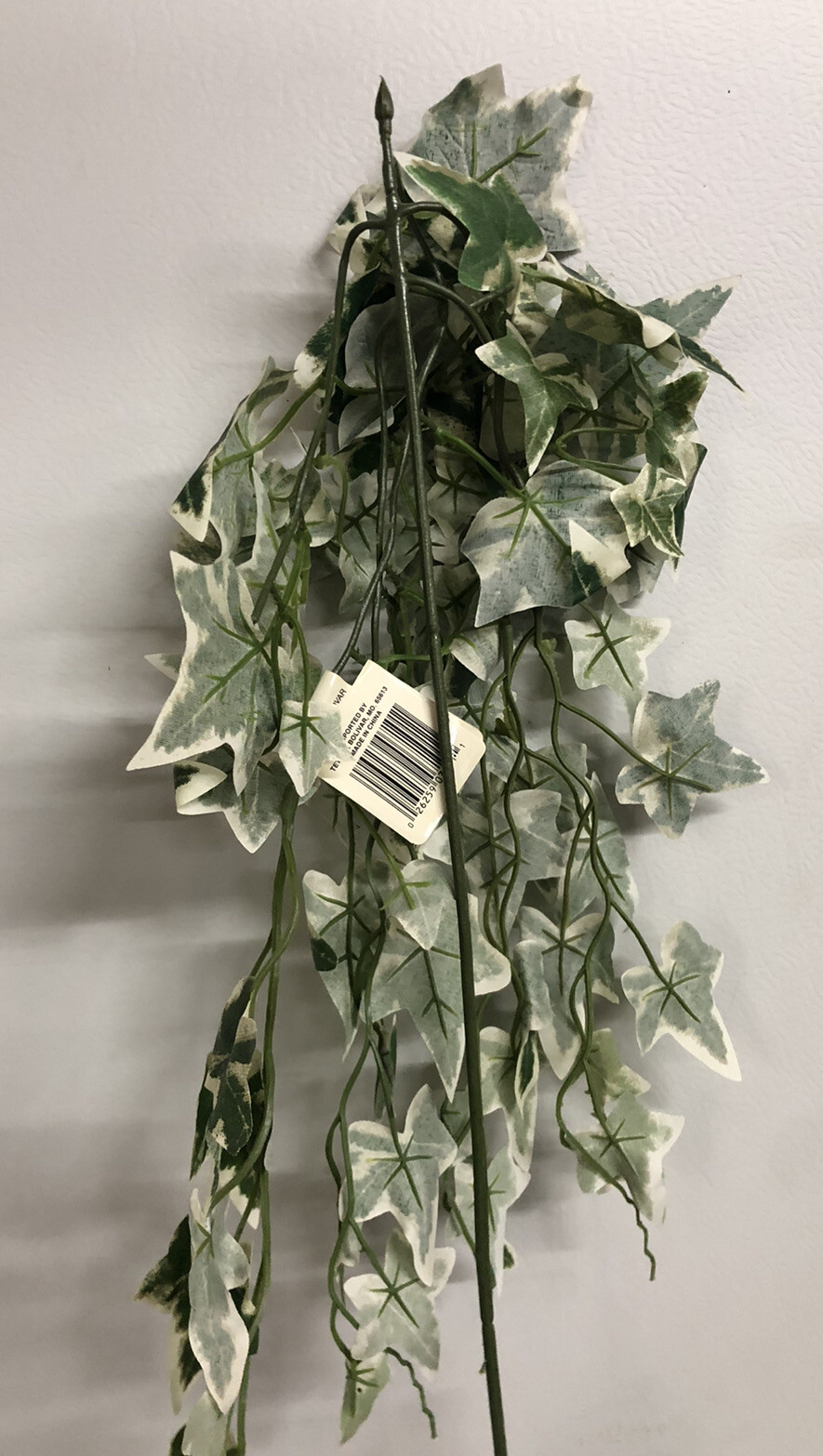 6 x NEW Teters Cascading English Ivy Artificial Ivy Vine Variegated PICKS
