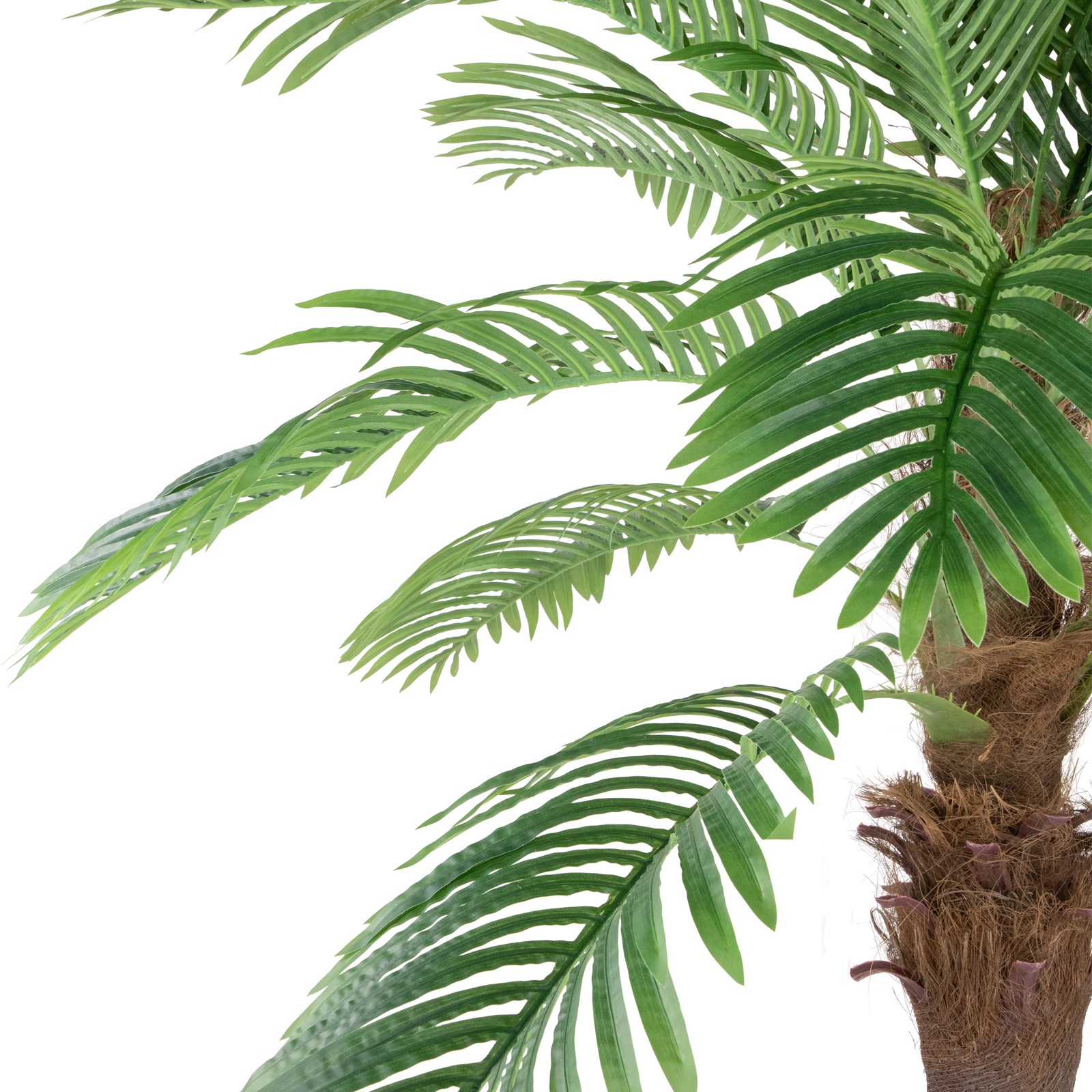 Northlight 8′ Potted Artificial Brown and Green Phoenix Palm Tree