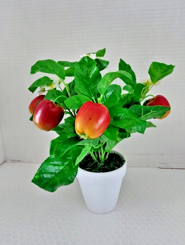 Artificial mini apple tree plant