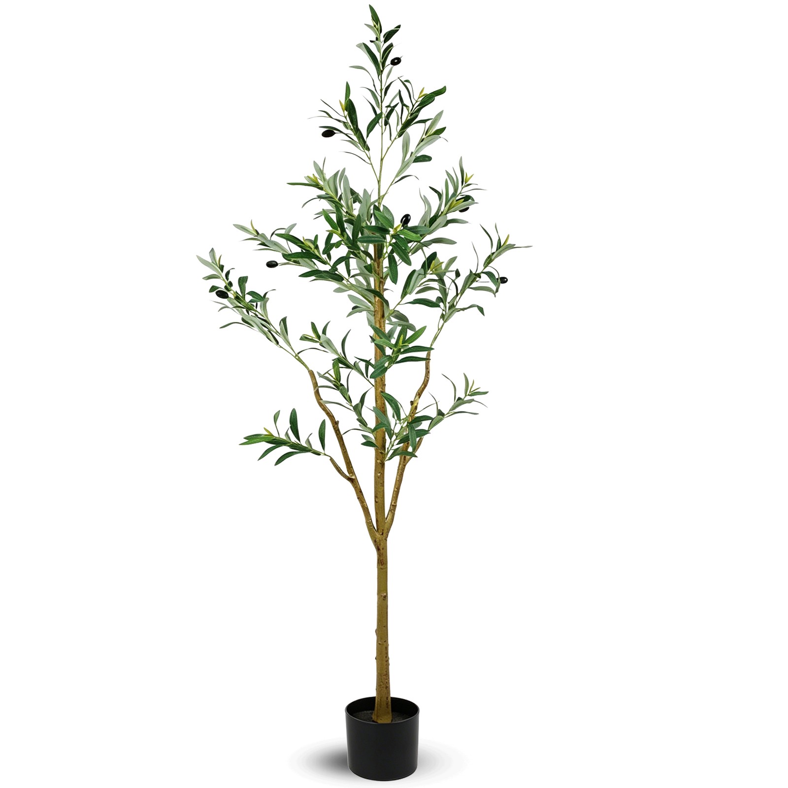 5FT Tall Faux Realistic Olive Trees Artificial Olive Tree For Indoor Home Decor