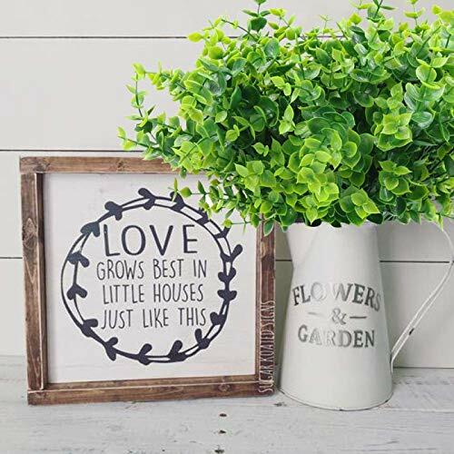 9 Bundles Fake Plants Artificial Boxwood Greenery 63 Stems Fade Resistant Faux