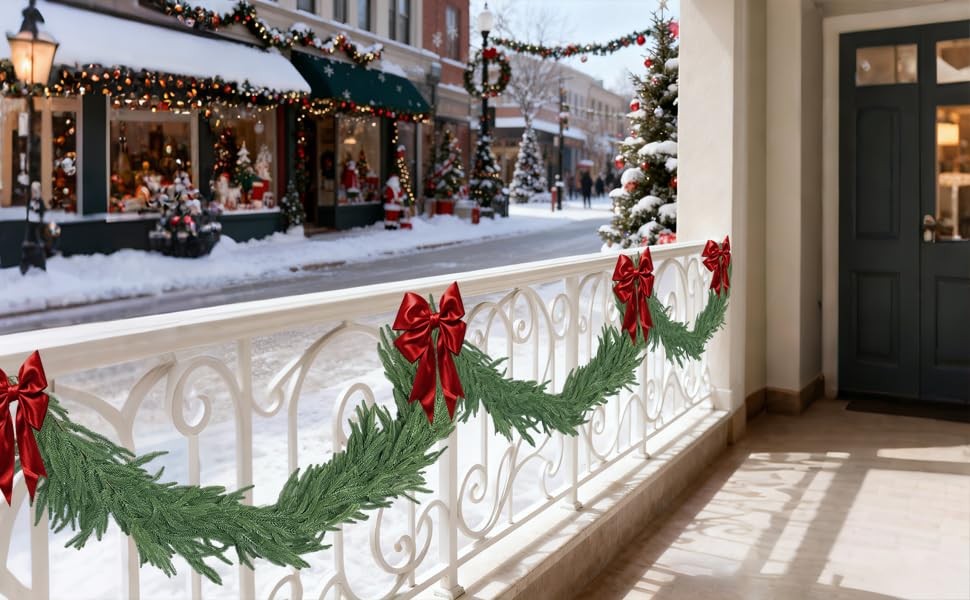 Christmas Garlands Norfolk Pine – Real Touch Pine Garlands – Garlands 9FT