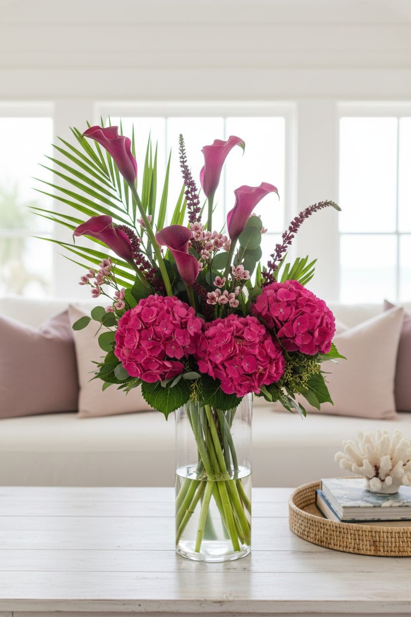 Plum Purple Calla Lily Bundle Real Touch Faux Flowers Deep Purple Calla Lilies