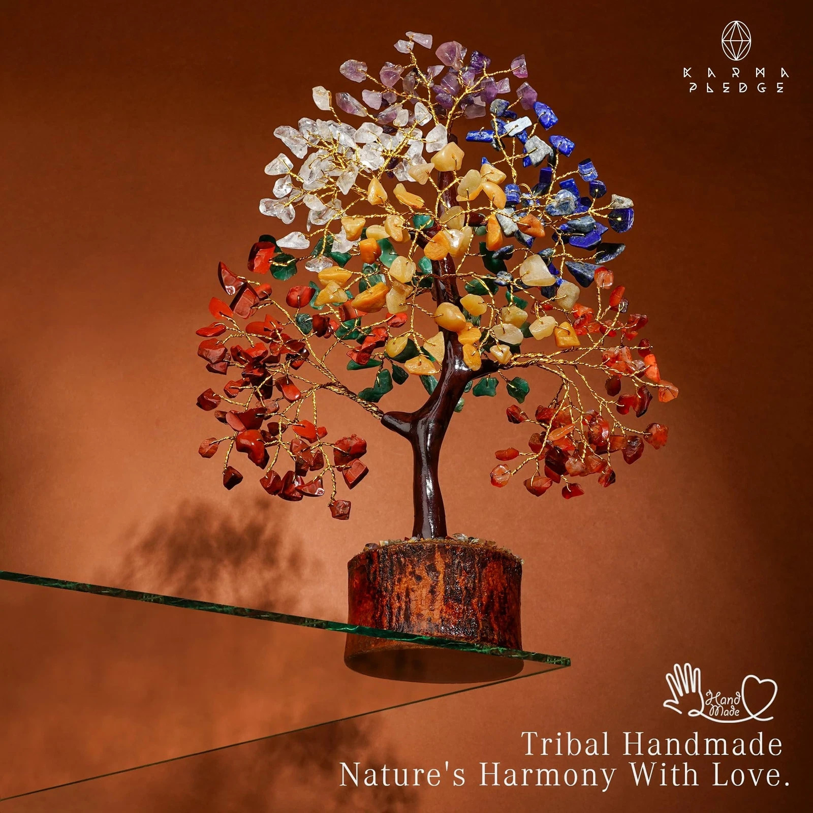 Crystal Tree of Life 7 Chakra Healing Crystal Trees for Home Decor Office Des…