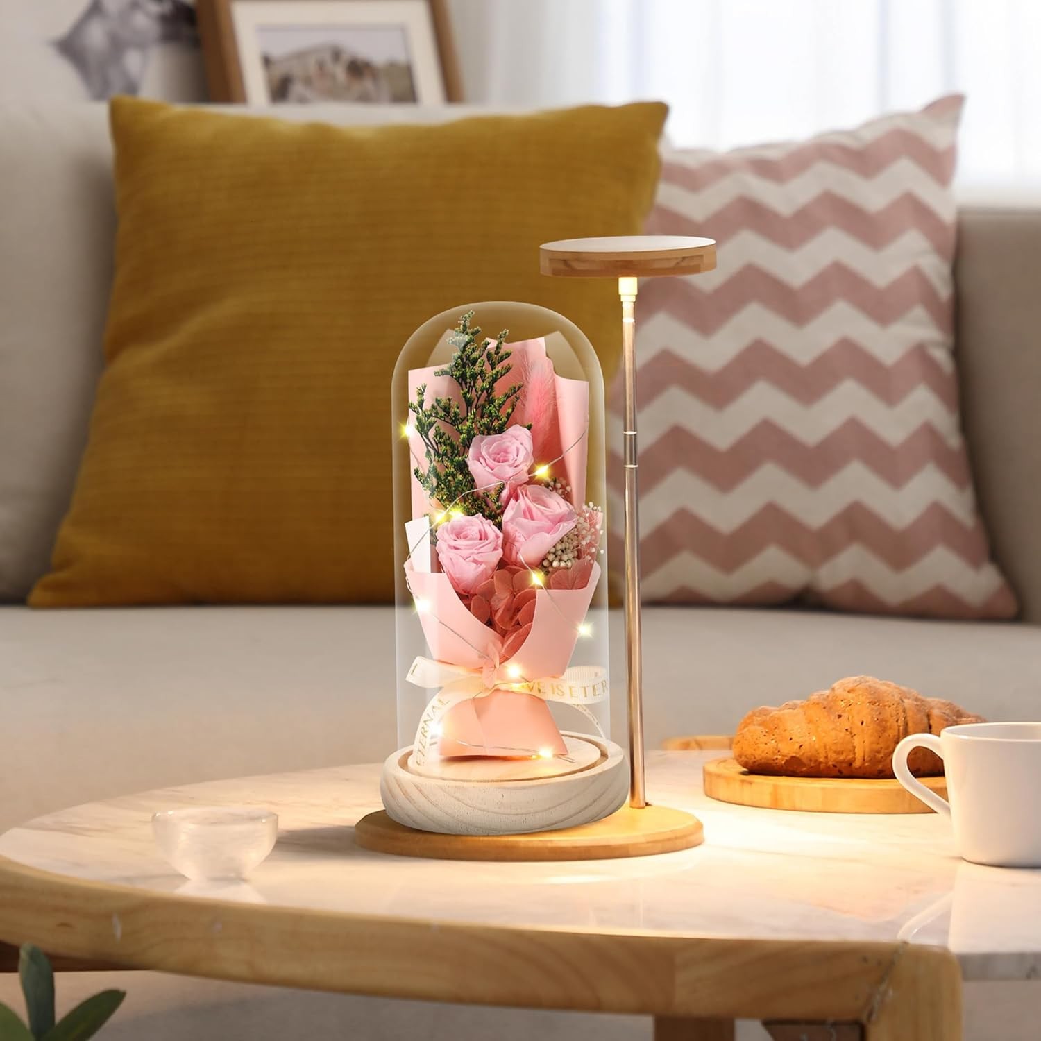 Mother’ s Day Gifts Forever Flowers Bouquet, Preserved Flowers for Delivery Prim