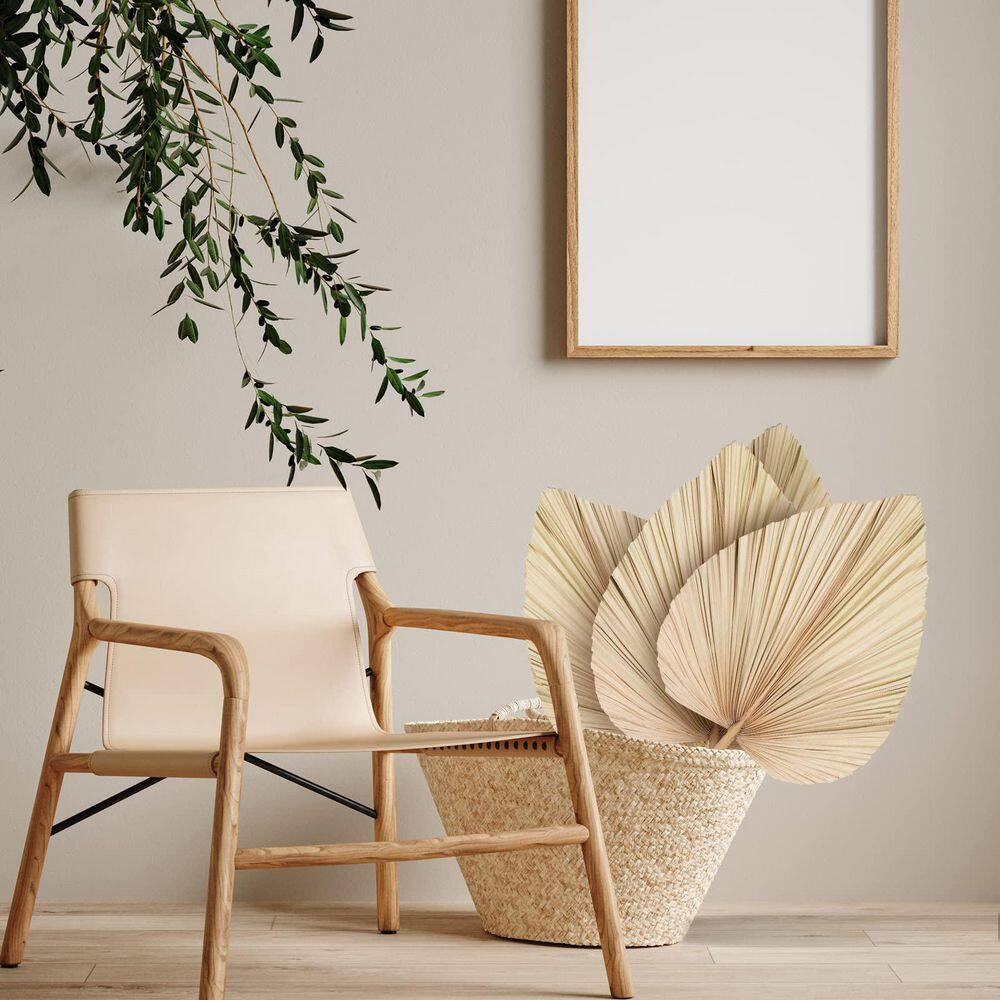 3 in Boho Natural Dried Palm Spear Brown Artificial Plant 10 Piece Tropical Leaf