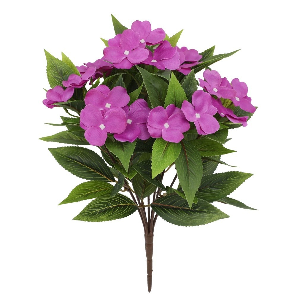 Artificial Silk Bouquet in White Pink Red Yellow Flower Red Purple 25x38cm Size