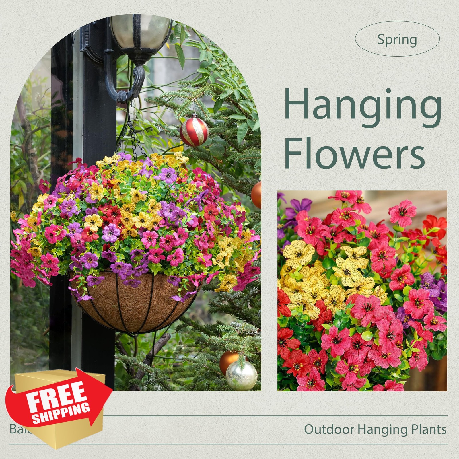 Der Rose 1pc Multi-color Hanging Flowers