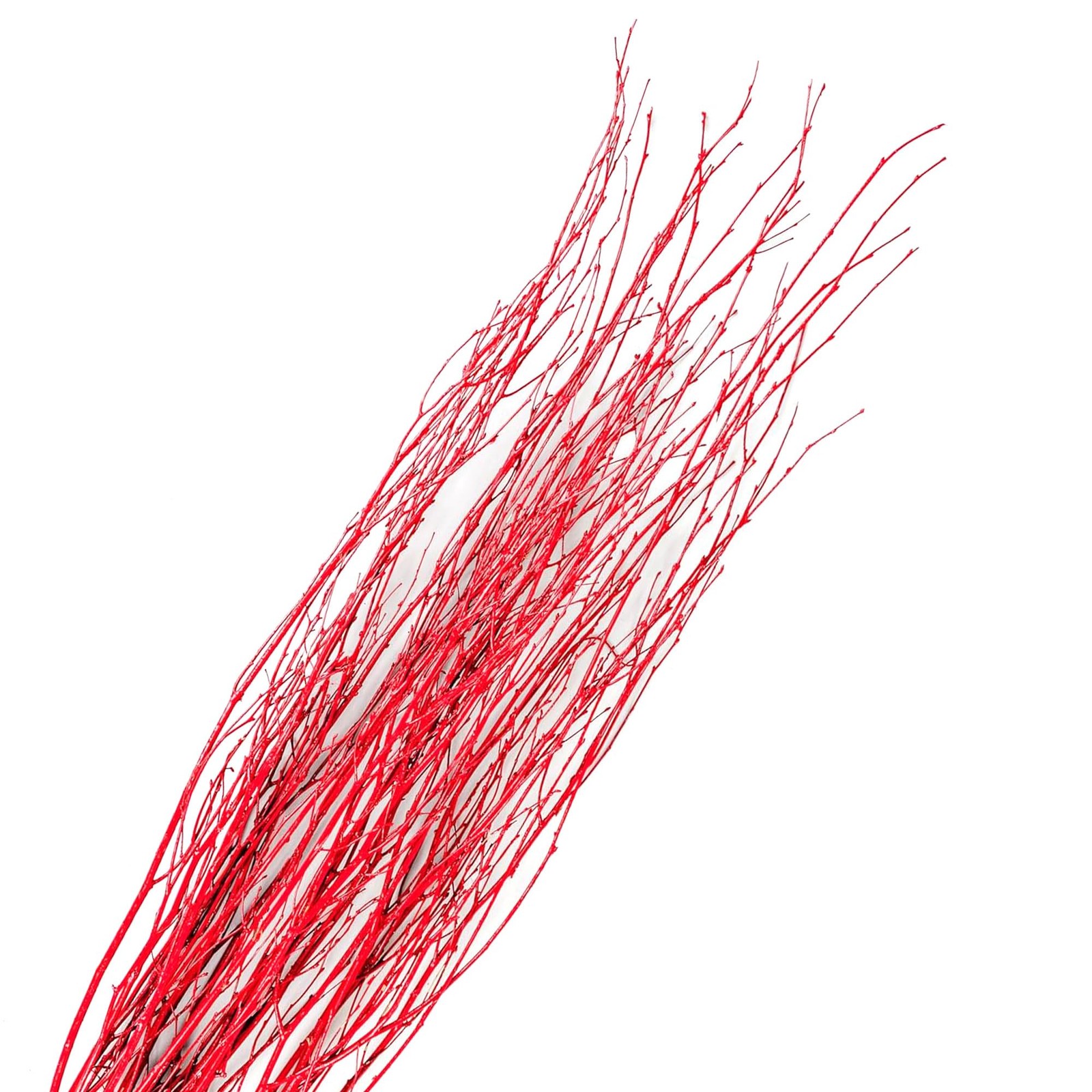 10 PCS Red Natural Birch Tree Branches 34 FT Tall Decorative Vase Sticks