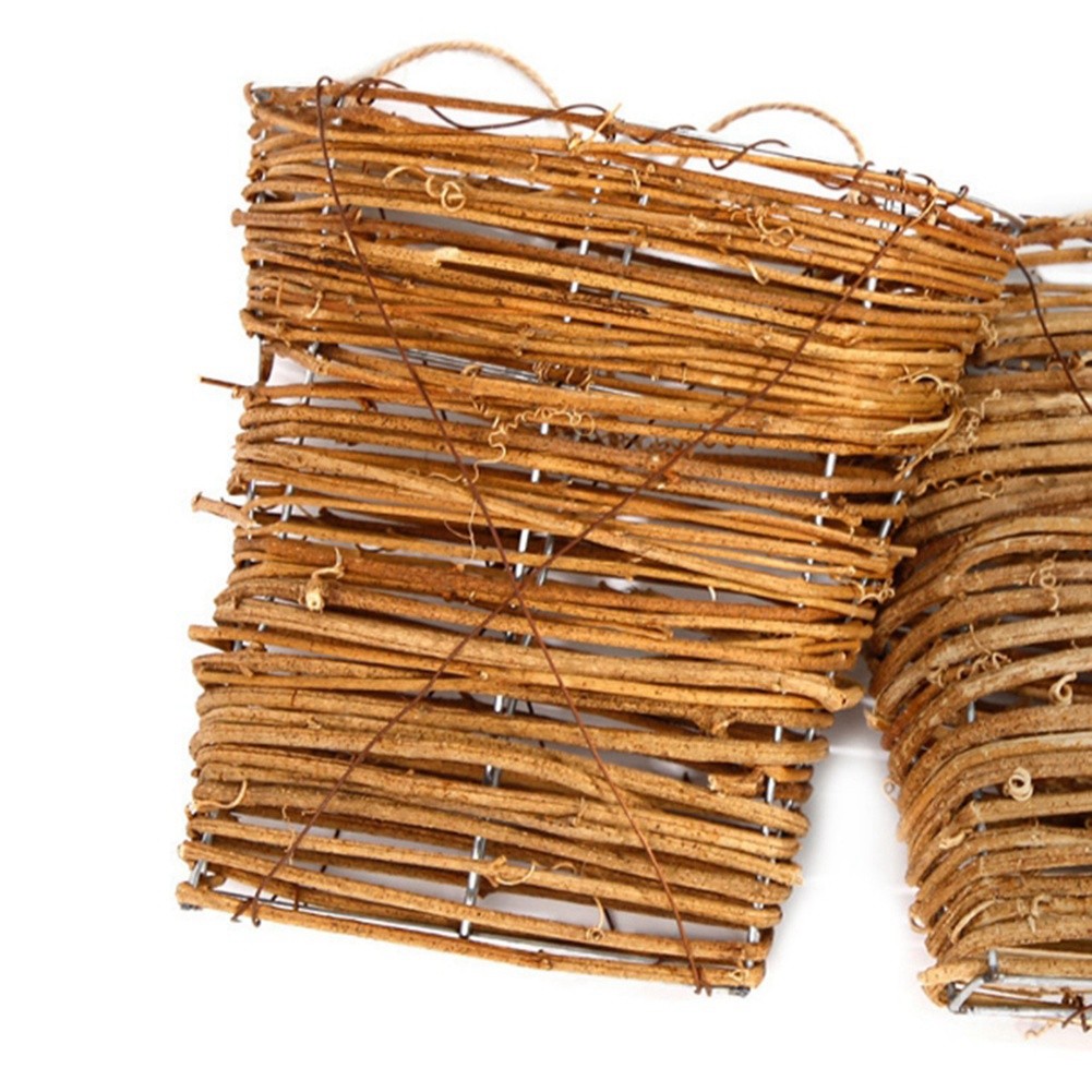 Door Decoration Flower Arrangement Small Flower Basket Rattan Basket1522