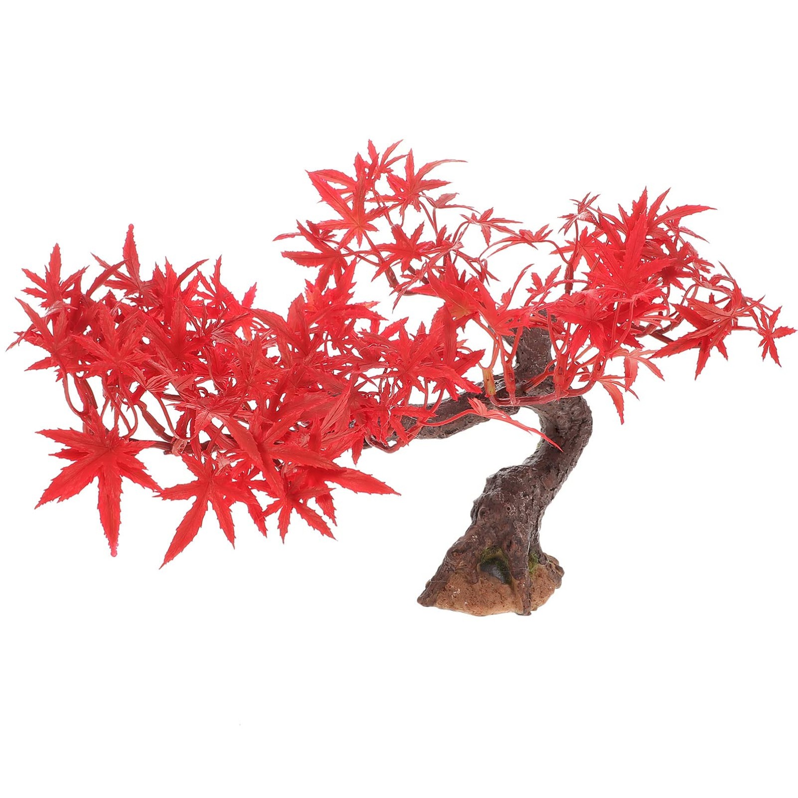 Mini Maple Tree Faux Japanese Red Maple Artificial Small Tree Decoration for …