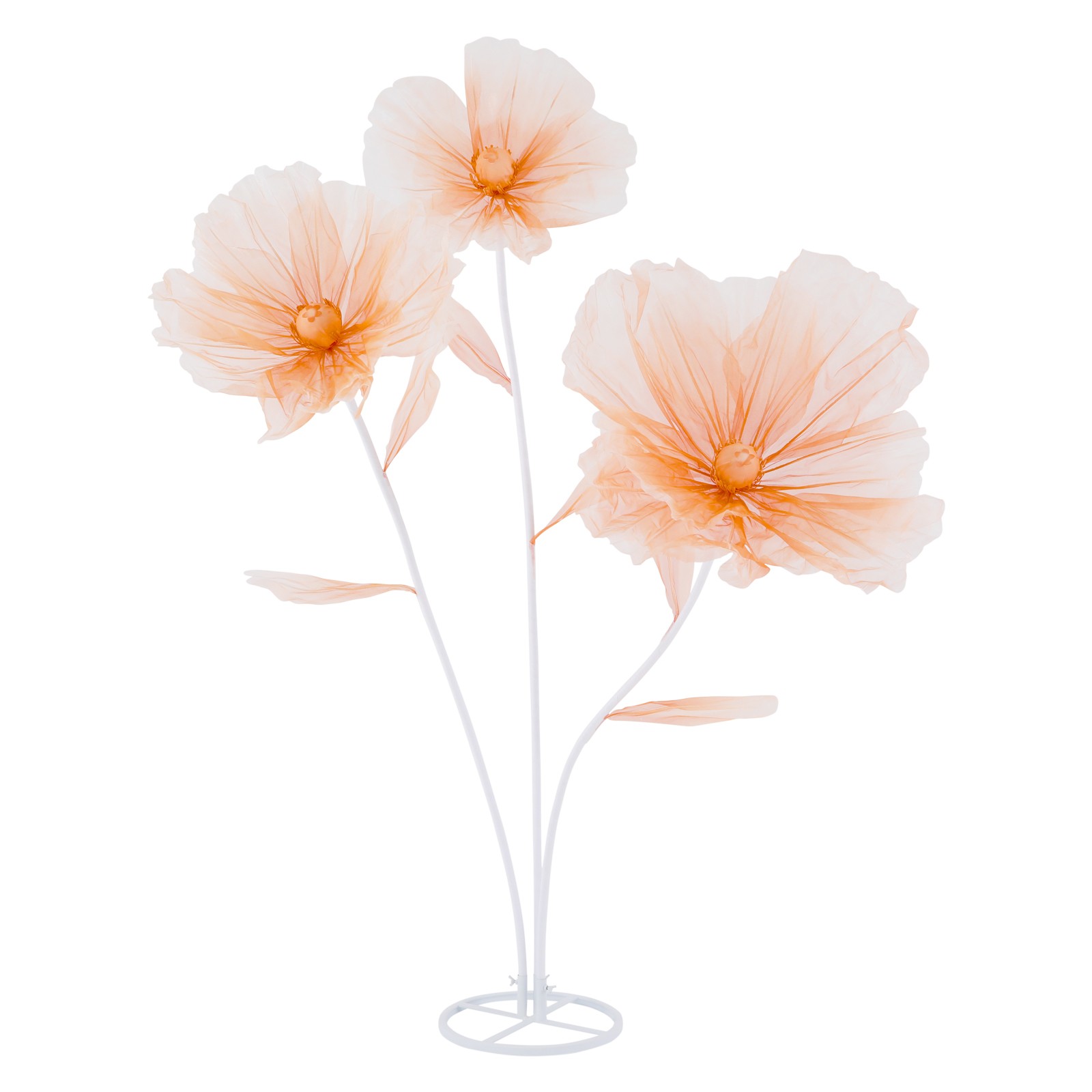 Large Artificial Wedding Flowers Three-headed Wedding Decorative Height:170cm