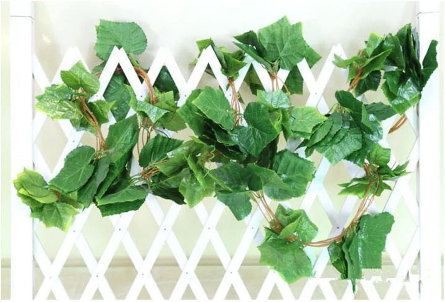 Reusable Artificial Grape Plant Garlands – 36 Leaves for Stunning Fall Display