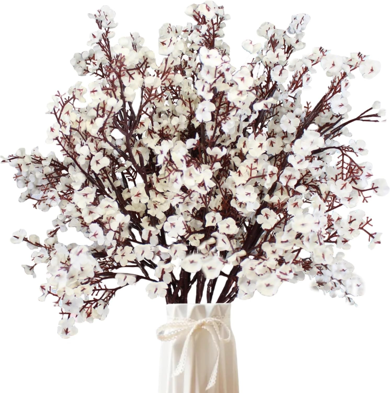 15 Bundles Red White Blue Artificial Breath Flowers Silk Gypsophila Decor Baby’s