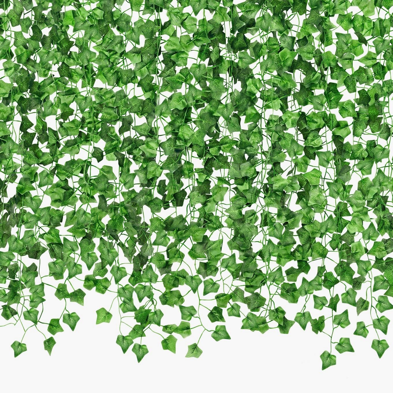 96 Pack 672Ft UV Resistant Artificial Ivy Garland – Fake Vines for Home, Party,
