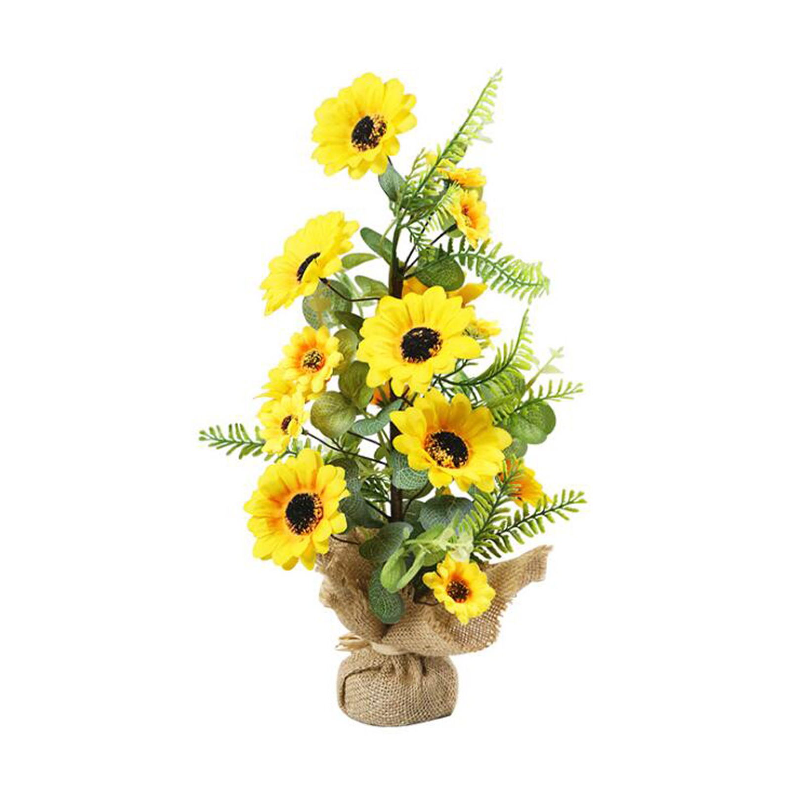 22x42cm Mini Sunflower Tree Artificial Plant For Home & Mall