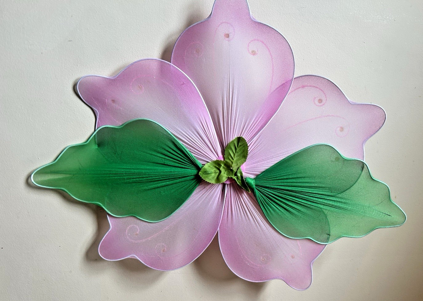 Set of 3 Large Girl’s RoomFloral Hanging Decor Flowers 21″ x 17″ Wall or Ceiling