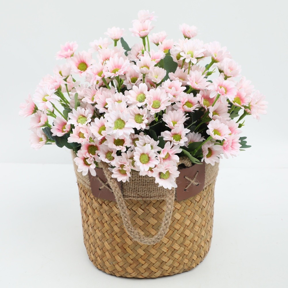 Lifelike Chamomile Flower Bouquet for Living Room Bedroom Office Decor