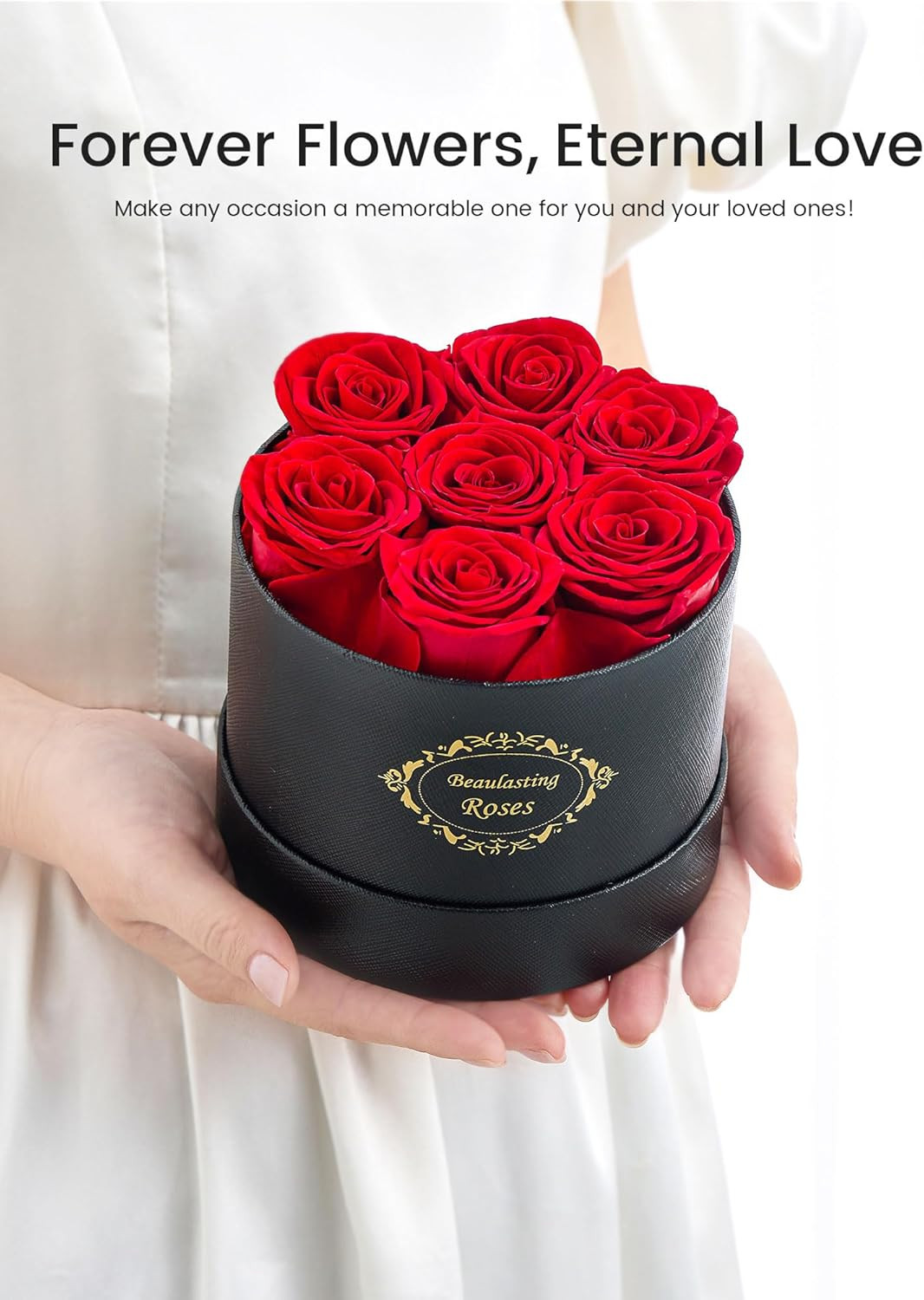 Beaulasting Long Lasting Preserved Roses in a Box Last a Year Forever Flowers fo