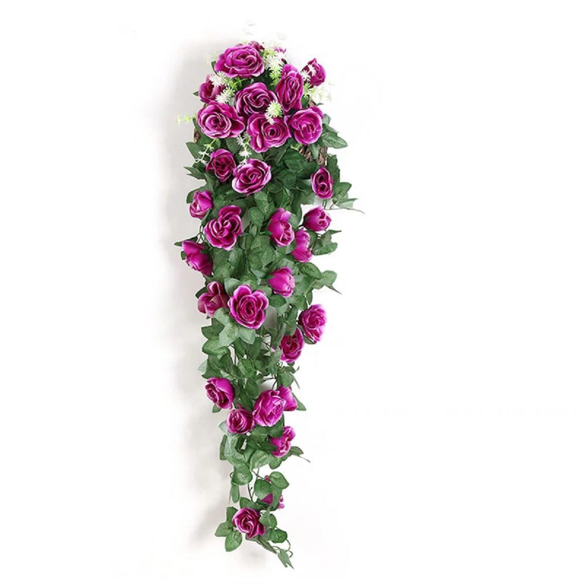 90cm Garland Vine Artificial Flower Purple Fake Ivy Plant Home Garden Party Deco