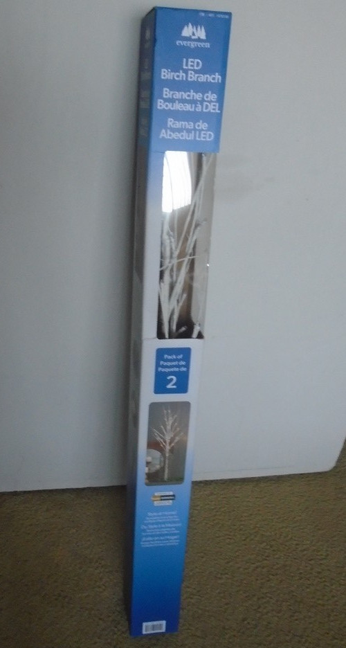 Evergreen LED Birch Branch Pack of 2 (battery operate)
