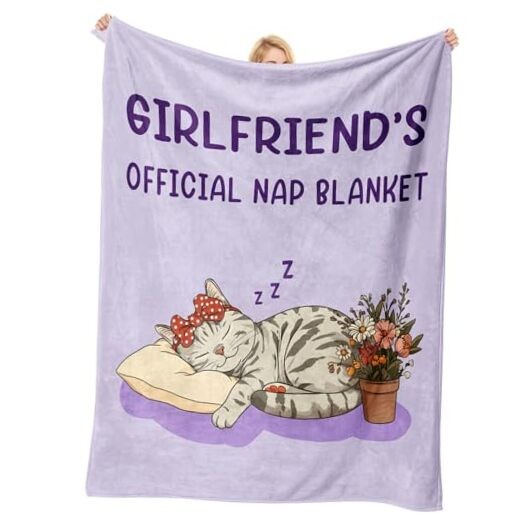 Gifts for Girlfriend, Girlfriend Birthday Gifts, to My Girlfriend Blanket, I