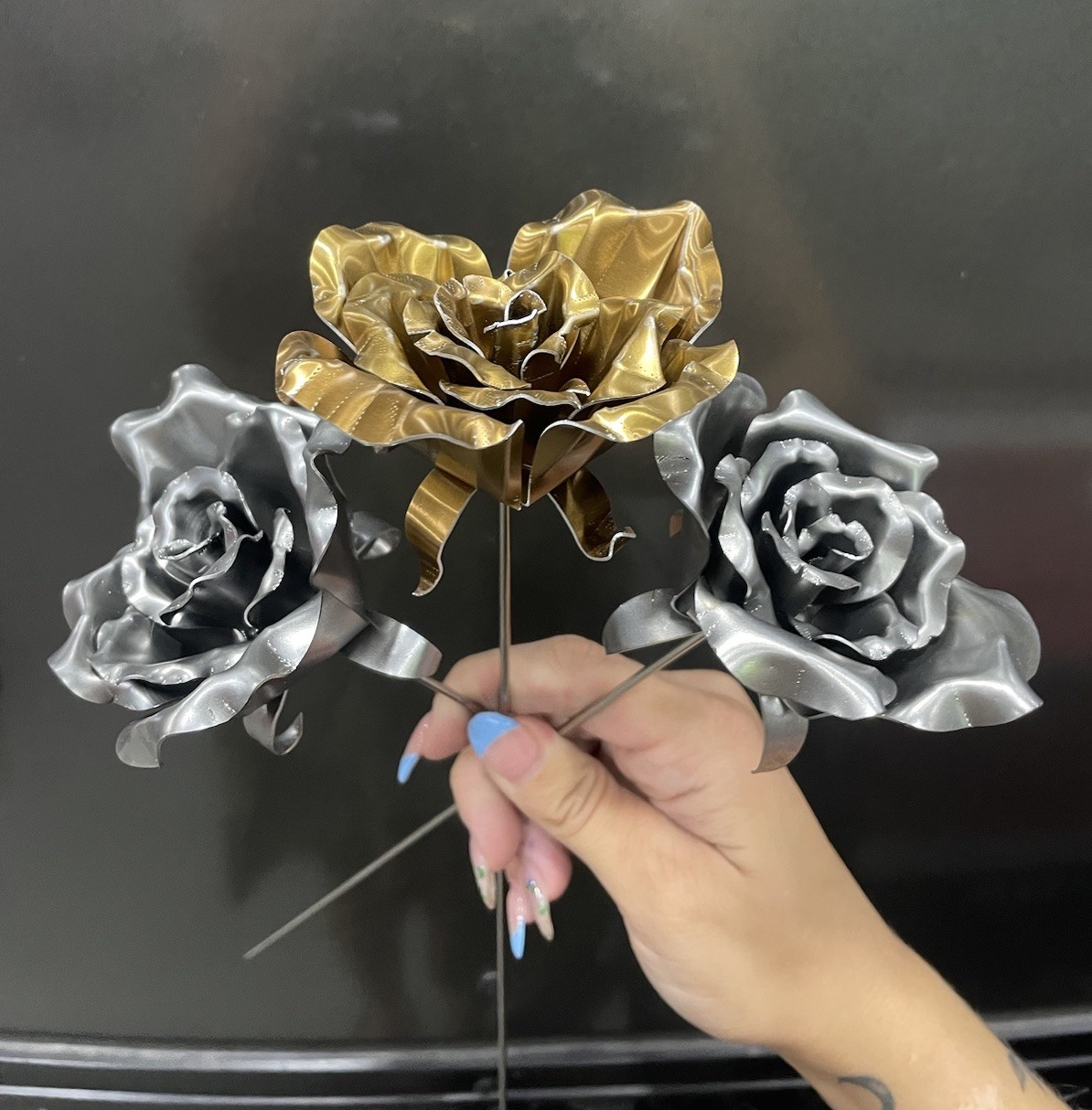 Handcrafted Metal Roses- $20 per Rose