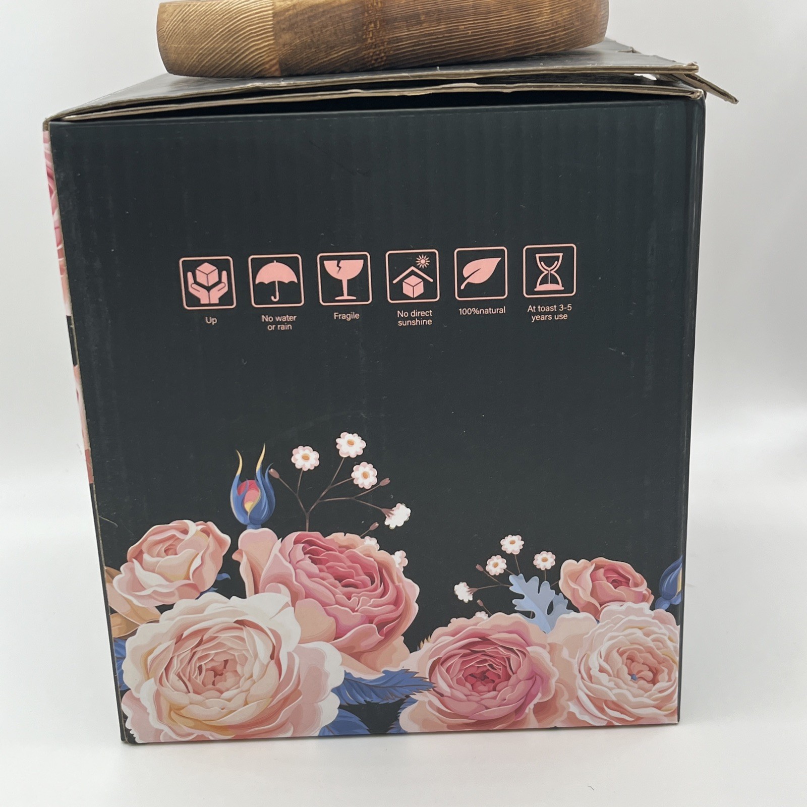 Preserved Flowers Roses in Glass Dome, Forever Flowers for Delivery Graclect New